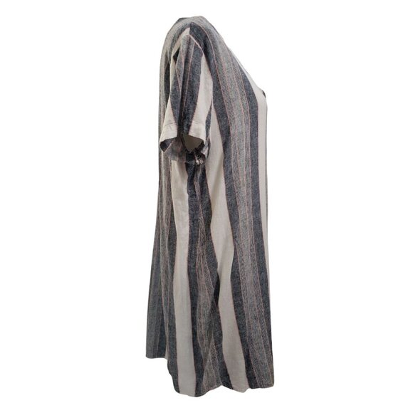 LOFT Womens Cotton V-Neck Knee Length Dress Large - Picture 2 of 5